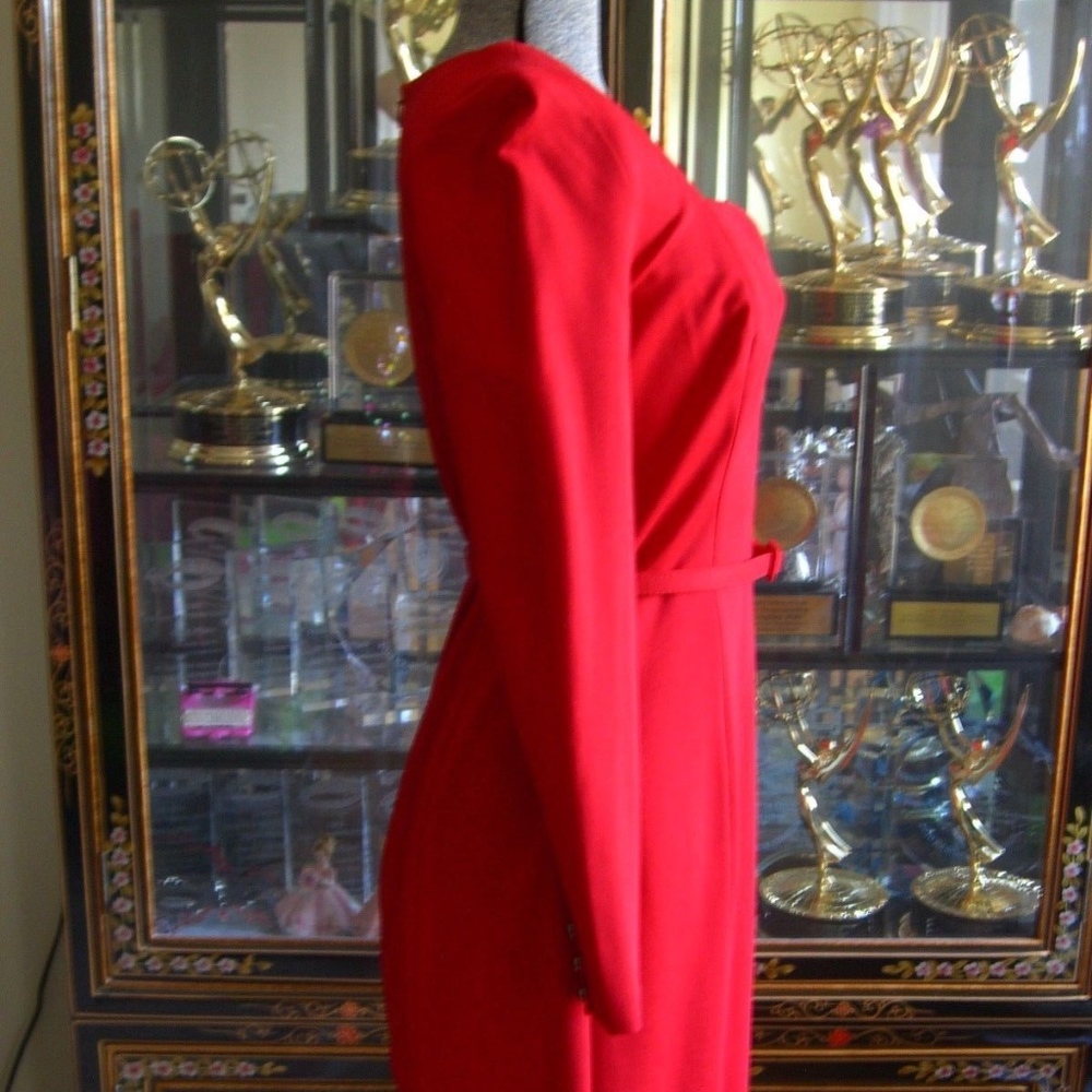 BANANA REPUBLIC L'WREN SCOTT RED SWEETHEART DRESS 4 - Picture 8 of 8